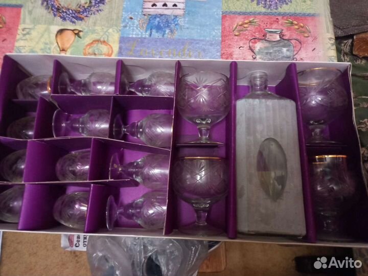Набор хрусталь СССР В коробке