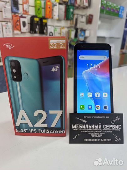 Itel a27,новый,2/32гб