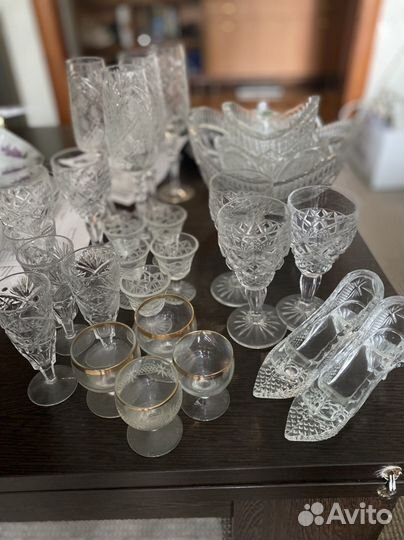Хрустальная посуда СССР