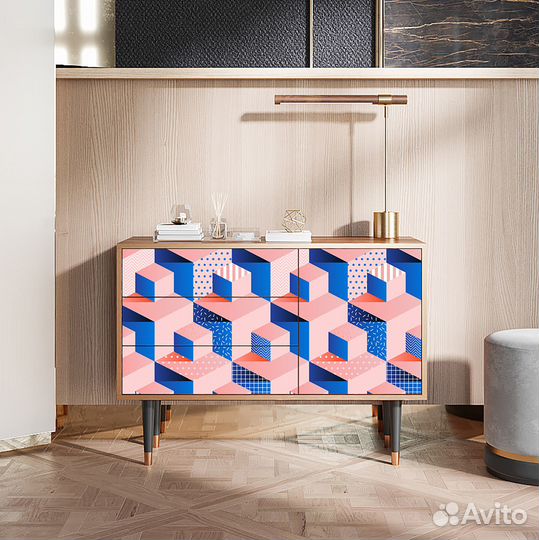 Комод Storyz S3 Pinky Squares - Орех