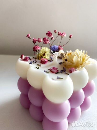 Свеча Ботанический бабл