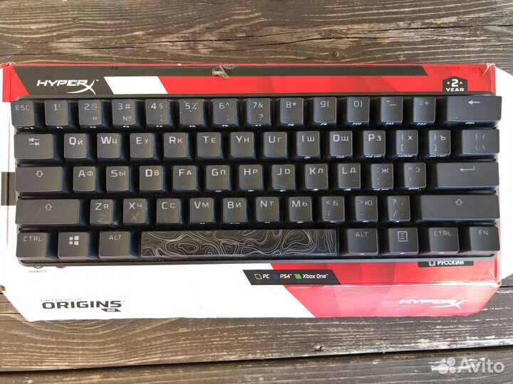 Клавиатура Hyperx alloy origins 60
