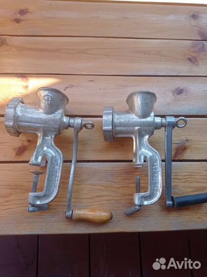 Мясорубка ручная советская чугун
