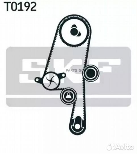 SKF vkmc 06220 Комплект грм +помпа