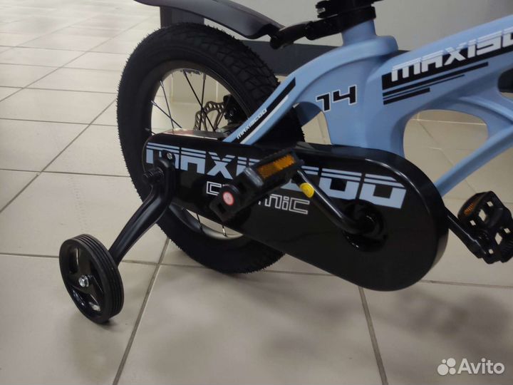 Велосипед 14 Maxiscoo Cosmic стандарт голубой мат