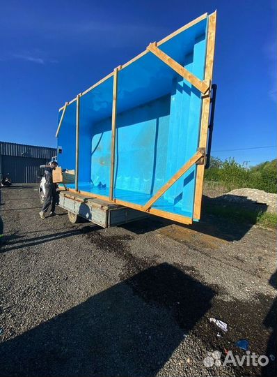 Бассейн с лестницей 4м*3м*1,5м