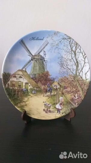 Коллекция винтажных тарелок holland