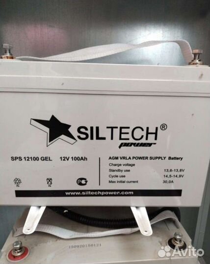 Гелевые Аккумуляторы Siltech SPS 12100 (12V100A)