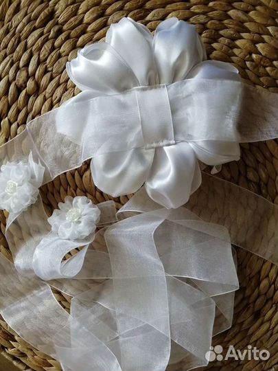 Бант для конверта на выписку