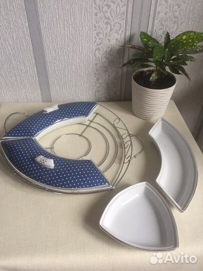 Менажница фарфор