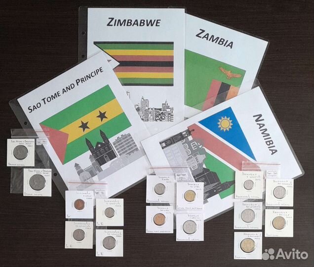 Наборы монет стран Африки - 2