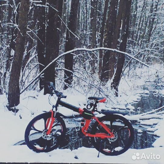 Велосипед на литых дисках