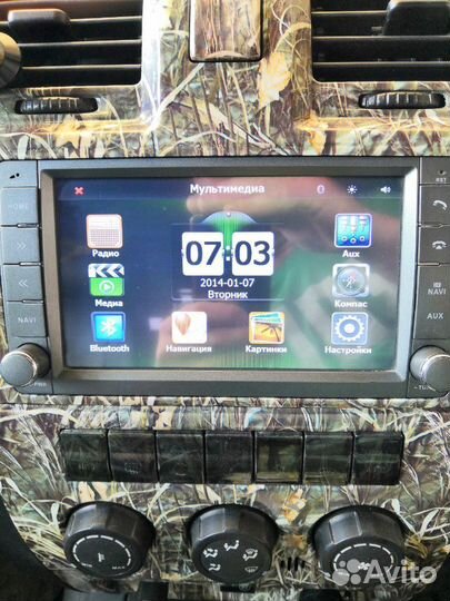 Автомагнитола УАЗ Патриот