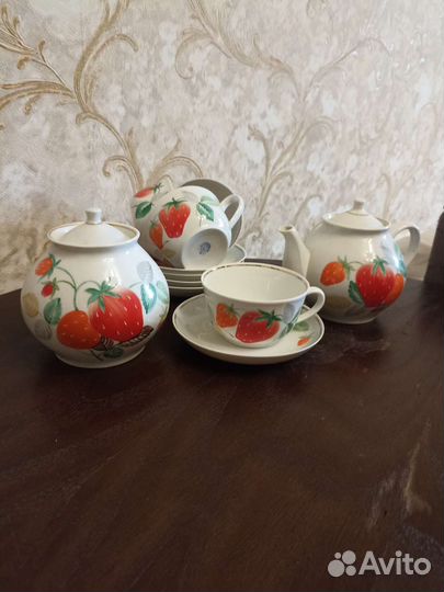 Чайный сервиз песочное СССР