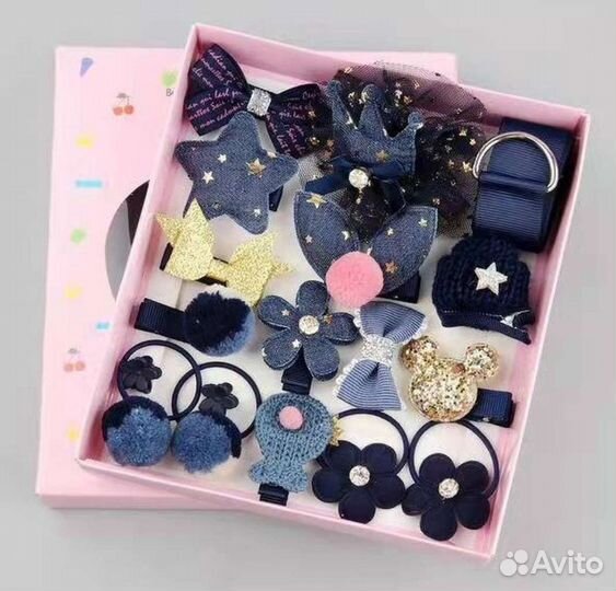 Набор аксессуаров для волос новый