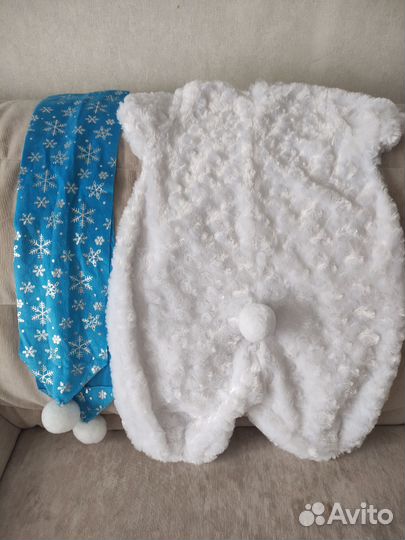 Новогодний костюм для мальчика Зайчик