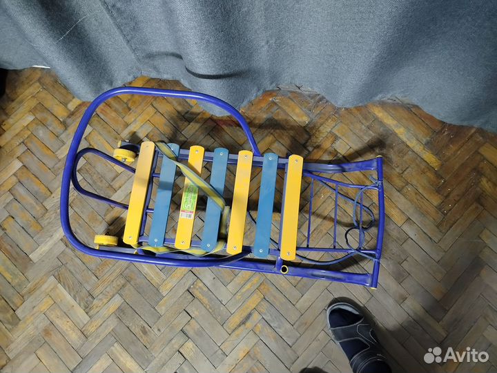 Санки с колесом
