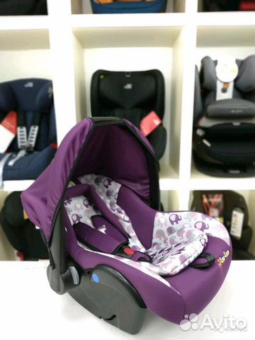 Автолюлька 0-13кг для новрожденных Еду-Еду фиолето