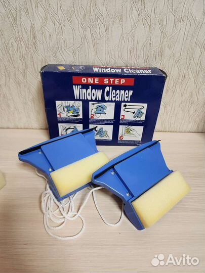 Магнитная щётка для мытья окон