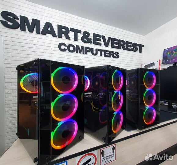 Игровой пк Core i3 10100F+RTX 2060+16GB+SSD