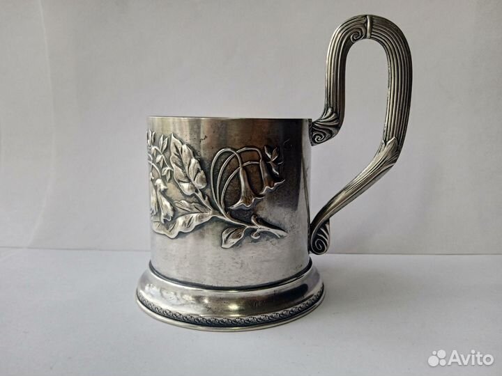 Подстаканник Колокольчики Платиноприбор серебро