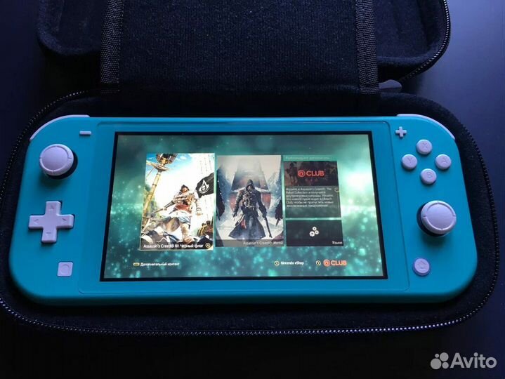Nintendo Switch Lite с играми