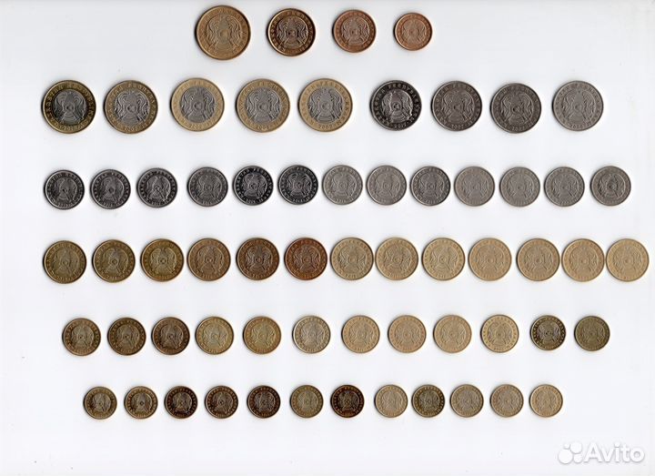 Набор монет Казахстана (1993-2019г.)