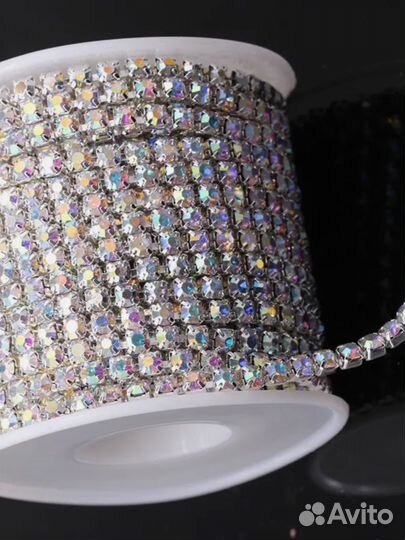 Стразовая цепь лента