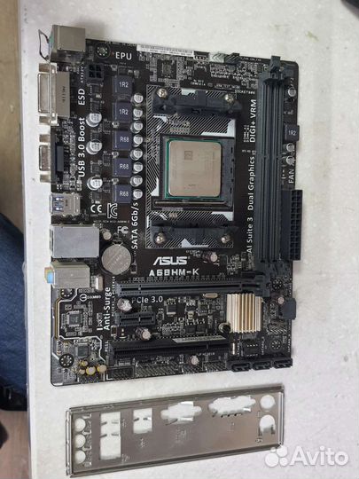 Материнская плата FM2+процессор