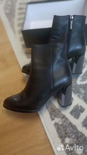 Ботильоны зимние кожа 39