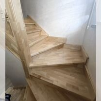 Изготовление деревянных лестниц, ступеней, перил