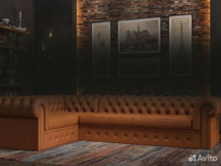 Диван Честер каретная стяжка в рассрочку