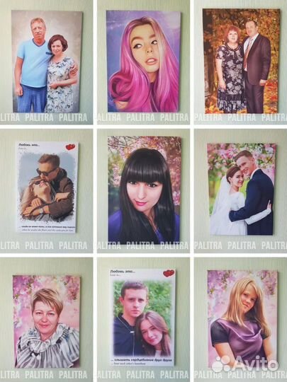 Портрет по фото, картина на холсте