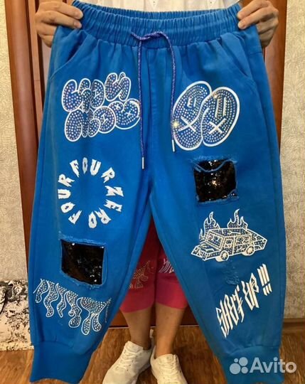 Бриджи Корея спорт шик оверсайз