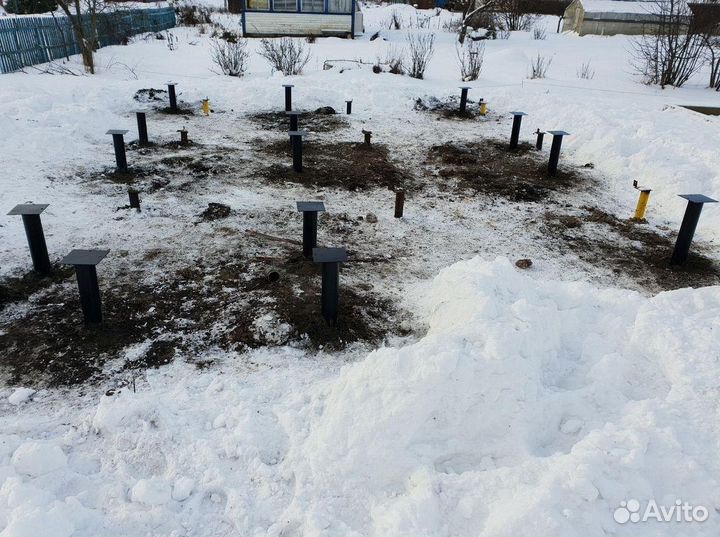 Винтовые сваи для фундамента