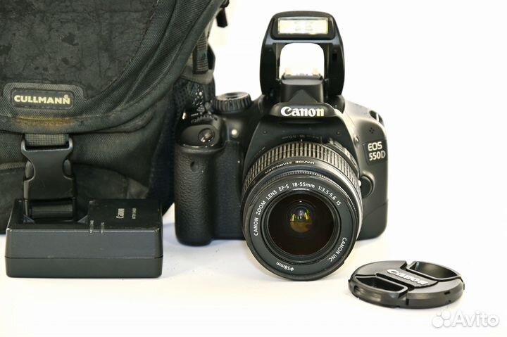 Canon EOS 550D/T2i 18.0MP зеркалка Kit 18-55