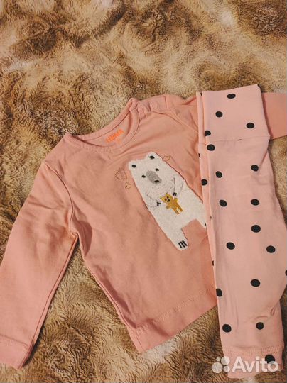 Одежда для девочки 0-3-6 мес.Слипы,боди,футболки