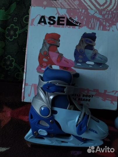 Коньки детские раздвижные 28-31