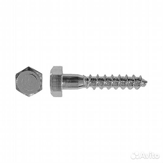 Шуруп сантехнический 8х70 (1шт развес)