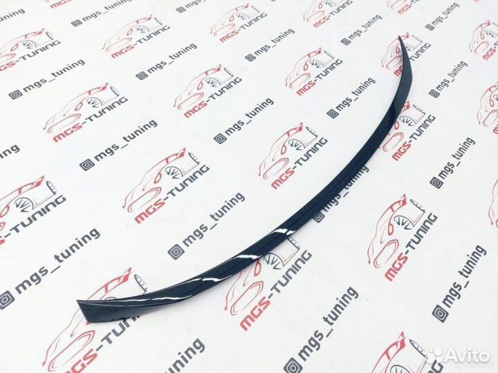 Спойлер (Тонкий) M-Perfomance на BMW X6 f16 Черный