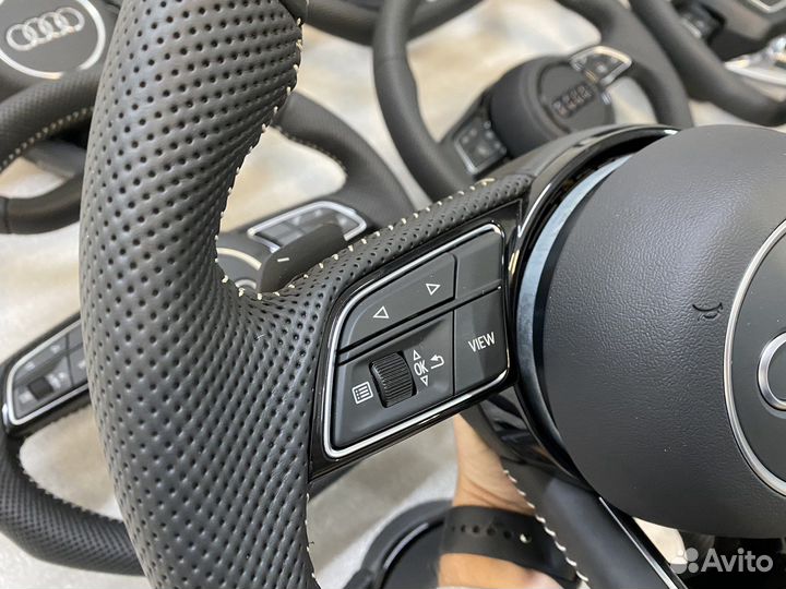 Руль Audi A6 C7 с подогревом