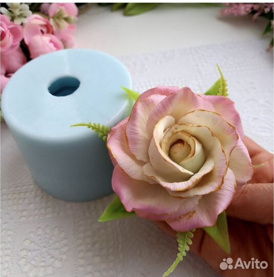 Форма силиконовая Роза Вирджиния