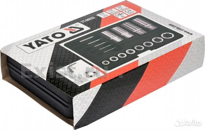 Набор головок для поврежденных болтов и гаек