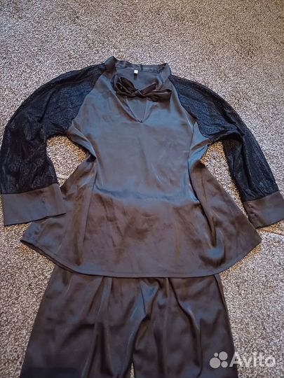 Домашний костюм женский атласный