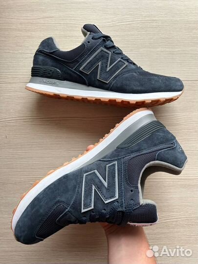 Кроссовки new balance 574 тёмно-синие 41-46