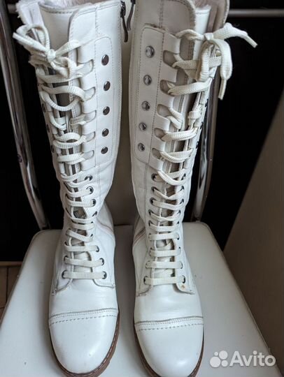 Сапоги женские зимние из натуральной кожи 37