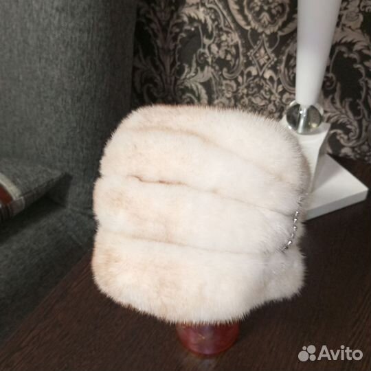 Шапка норковая женская бу