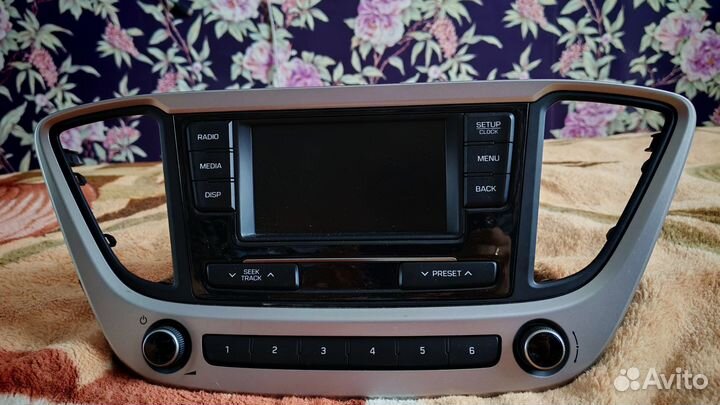 Магнитола штатная Hyundai Solaris 2
