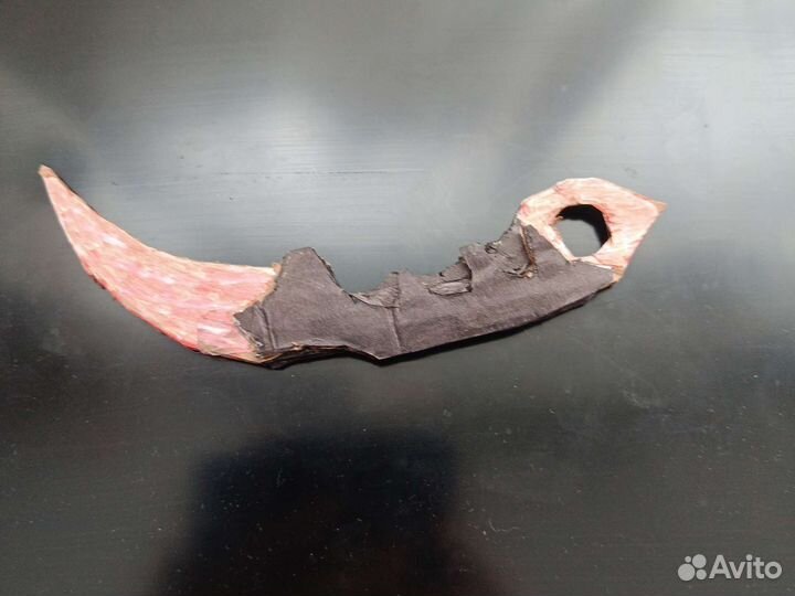 Нож керамбит из картона. Из стэндофф 2