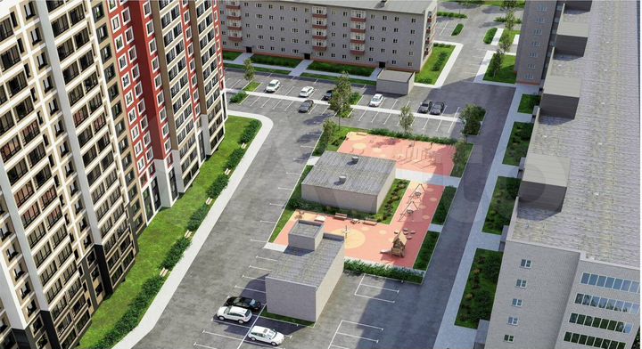 3-к. квартира, 71,6 м², 2/15 эт.